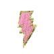 Towel Embroidery Lightning Embroidered Cloth Stickers DIY