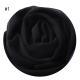 Solid Color Pearl Chiffon Scarf Head Covering Monochrome