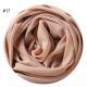 Solid Color Pearl Chiffon Scarf Head Covering Monochrome