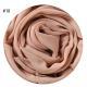 Solid Color Pearl Chiffon Scarf Head Covering Monochrome