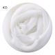 Solid Color Pearl Chiffon Scarf Head Covering Monochrome