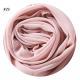 Solid Color Pearl Chiffon Scarf Head Covering Monochrome
