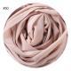 Solid Color Pearl Chiffon Scarf Head Covering Monochrome