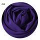 Solid Color Pearl Chiffon Scarf Head Covering Monochrome
