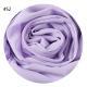 Solid Color Pearl Chiffon Scarf Head Covering Monochrome