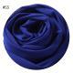 Solid Color Pearl Chiffon Scarf Head Covering Monochrome