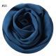 Solid Color Pearl Chiffon Scarf Head Covering Monochrome