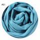Solid Color Pearl Chiffon Scarf Head Covering Monochrome