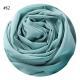 Solid Color Pearl Chiffon Scarf Head Covering Monochrome