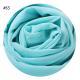 Solid Color Pearl Chiffon Scarf Head Covering Monochrome