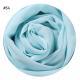 Solid Color Pearl Chiffon Scarf Head Covering Monochrome