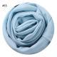 Solid Color Pearl Chiffon Scarf Head Covering Monochrome
