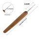 Bamboo Handle Metal Head Crochet Hook
