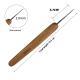 Bamboo Handle Metal Head Crochet Hook