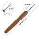 Bamboo Handle Metal Head Crochet Hook