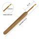 Bamboo Handle Metal Head Crochet Hook