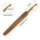 Bamboo Handle Metal Head Crochet Hook