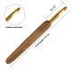 Bamboo Handle Metal Head Crochet Hook