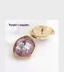 Gold Irregular Heterosexual Natural Shell Buttons