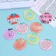 Cartoon Transparent Buttons Handmade Cream Glue Accessories Resin Ornament