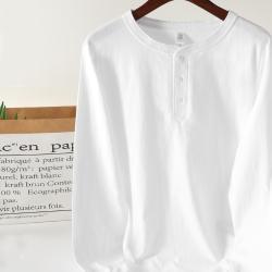 Pullover New Style Combed Pure Cotton Long Sleeve