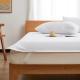 Towel Cloth Lace-up Waterproof Mattress Protector Solid Color Bedspread